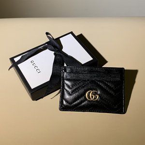 Gucci GG Marmont Black Card Case